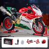 Симуляция распыления 1:9 Ducati 1199 Супермотоцикл Алюминиевая Модель Литье под Давлением Коллекция Миниатюрный Автомобиль Подарок Парню Декор для Дома