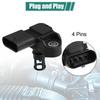 Pack (1) Intake Manifold Pressure MAP Sensor For Buick Encore For Chevrolet