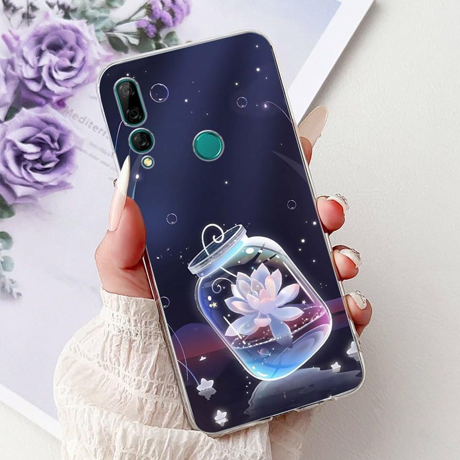 Чехол для Huawei Y9 Prime 2019 STK-L21 STK-L22 STK-LX3 Чехол Популярный Цветок Мягкий ТПУ Чехол для Телефона Для Huawei P Smart Z Y9 2019 Capa