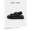 Super Yuan Platform Sandals Women's 2025 Autumn New Internet Celebrity Platform Casual Versatile Student Flat Sports Roman Shoes