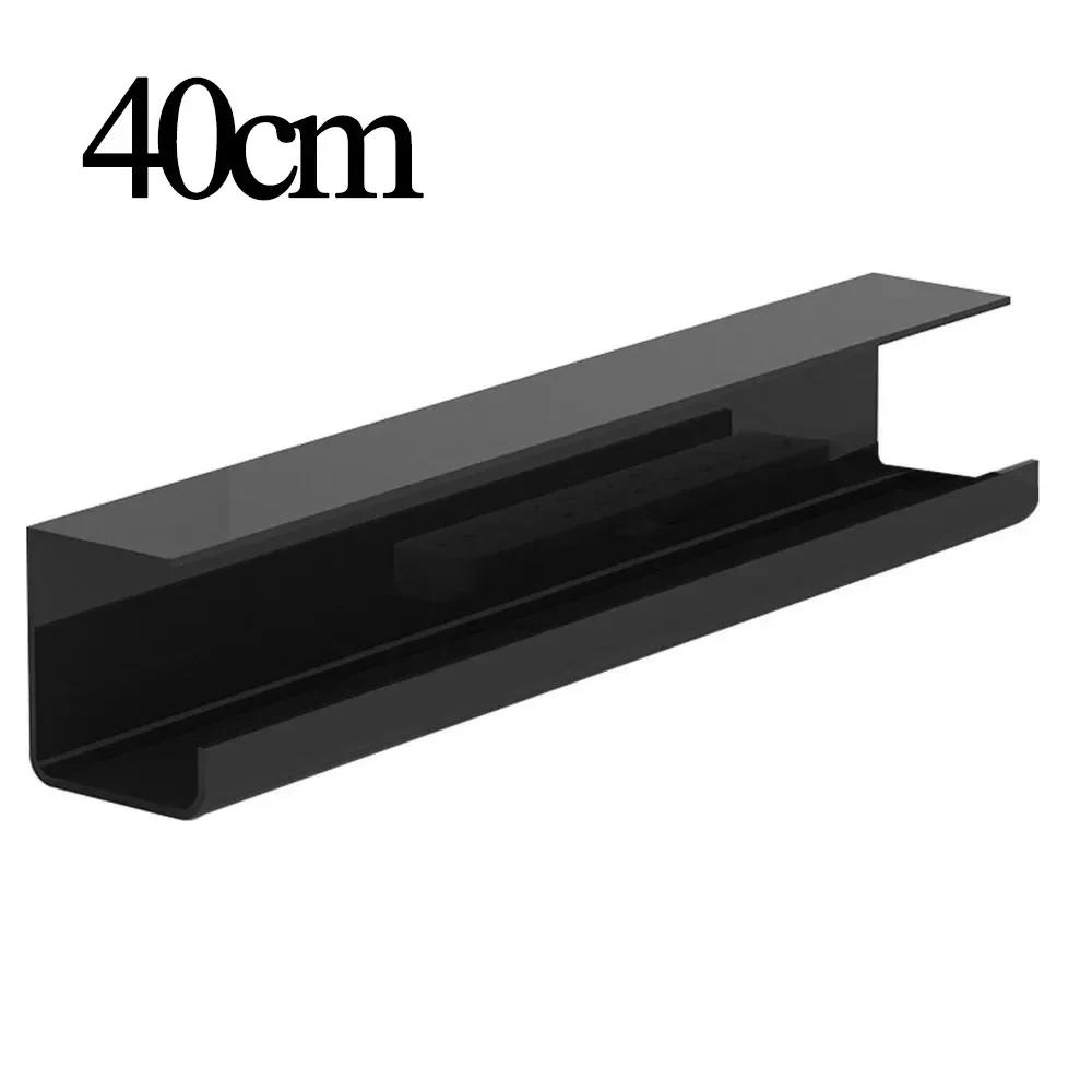 Кабельный органайзер под столом Кабельный лоток под столом Органайзер для проводов Расширенный защитный лоток без следов для различных столов