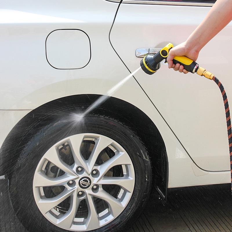 Midsummer 2200D TPE Retractable Magic Hose for Car Wash and Garden Watering with Spray Gun