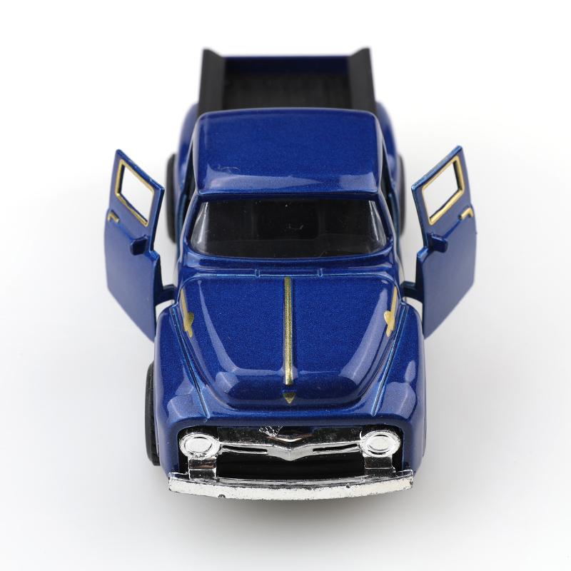 1:38 Classical Retro F100 Pickup, Alloy Model Car, Multiple Color, children metal car, boy's toy gift, car ornaments