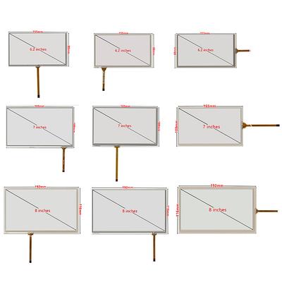 6,2/7/8/9 дюймов сопротивление дигитайзер сенсорный экран панель стекло для автомобиля DVD GPS навигация мультимедийные запасные части