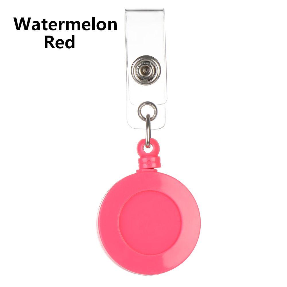 1pc High Quality Retractable Anti-Lost Clip Key Ring Lanyards Badge Holder Nurse ID Name Card