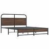 VidaXL Cadre de lit sans matelas 150x200 cm chêne marron 4100484