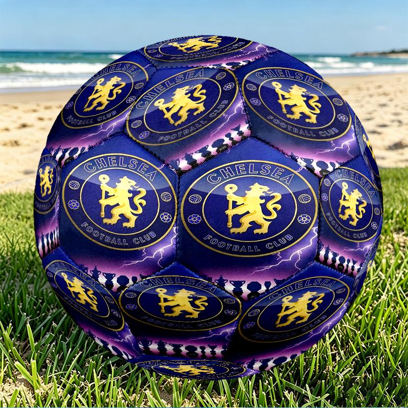 Футбольный мяч Chelsea F.C. Размер 5, из износостойкого ПУ, для матчей, тренировок и ежедневной практики, Подарок на день рождения для любителей футбола