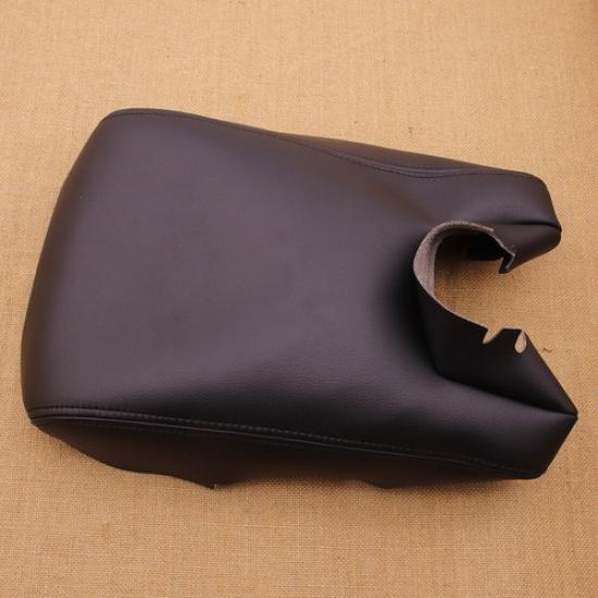 Fits for 2009-2012 Acura TL Center Console Lid Leather Armrest Pad Cover Black