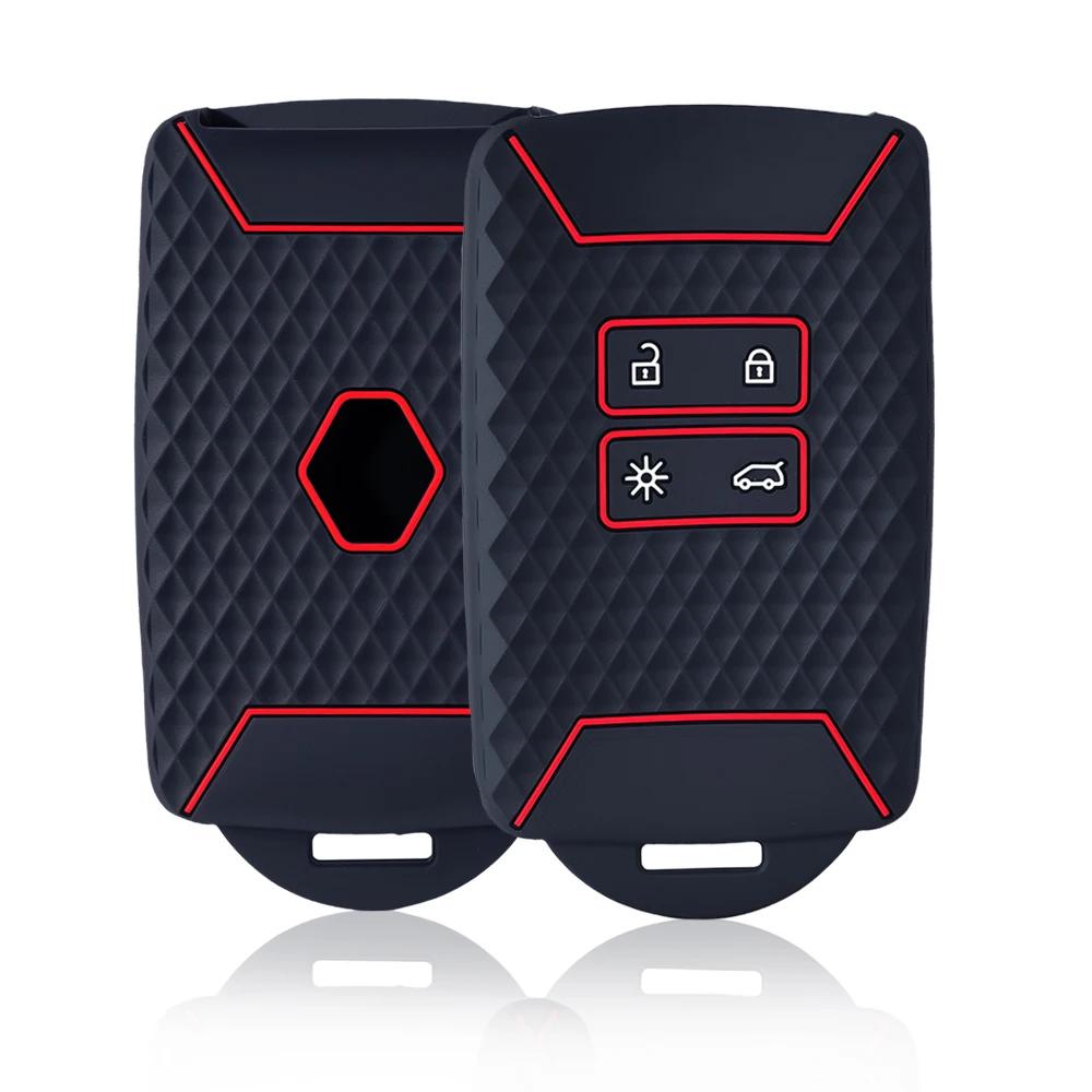 Силиконовый чехол-брелок подходит для Renault Austral Kadjar Clio Megane Captur Arkana Koleos Zoe Scenic Dacia Sandero Duster Logan Jogger