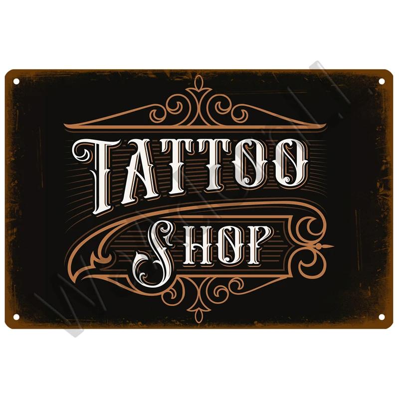 Barber Shop Tin Sign Poster Vintage Wall Posters Metal Sign Decorative Wall Plate Kitchen Plaque Metal Vintage Decor Accessories