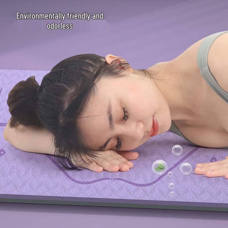 Толстый Нескользящий Коврик для Йоги и Танцев со Скакалкой