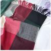 Scarf Women's Autumn and Winter New Warm Imitation Cashmere Large Plaid Shawl Scarf