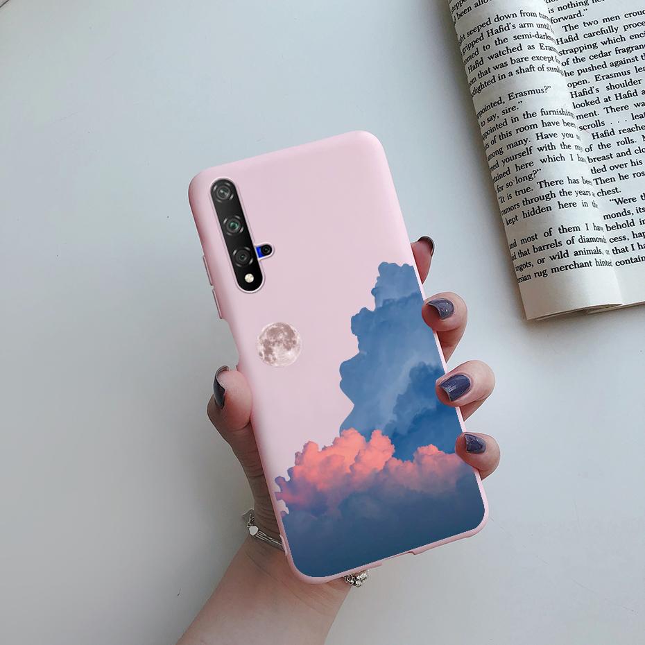 For Honor 20 Case For Honor 20 Pro YAL-AL10 Cover Cute Cat Cartoon Painted Phone Case For Honor20 20Pro YAL-L21 Soft Bumper Capa