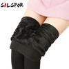 Plus Velvet Thick Pearly Women's Leggings Autumn and Winter Stepping Feet Warm Pants