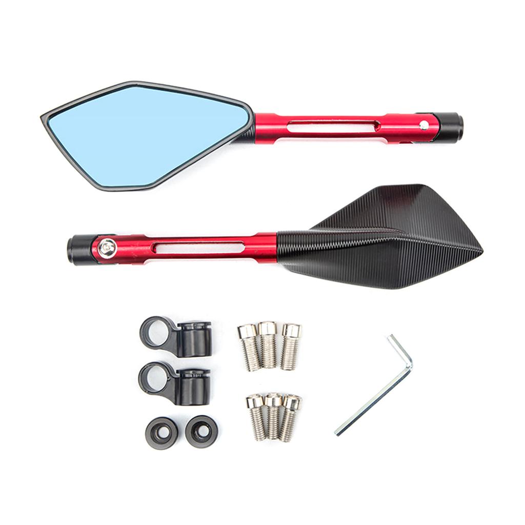 Аксессуары для руля мотоцикла: Боковые зеркала заднего вида Зеркала заднего вида на руль Зеркало с антибликовым покрытием 8/10 мм