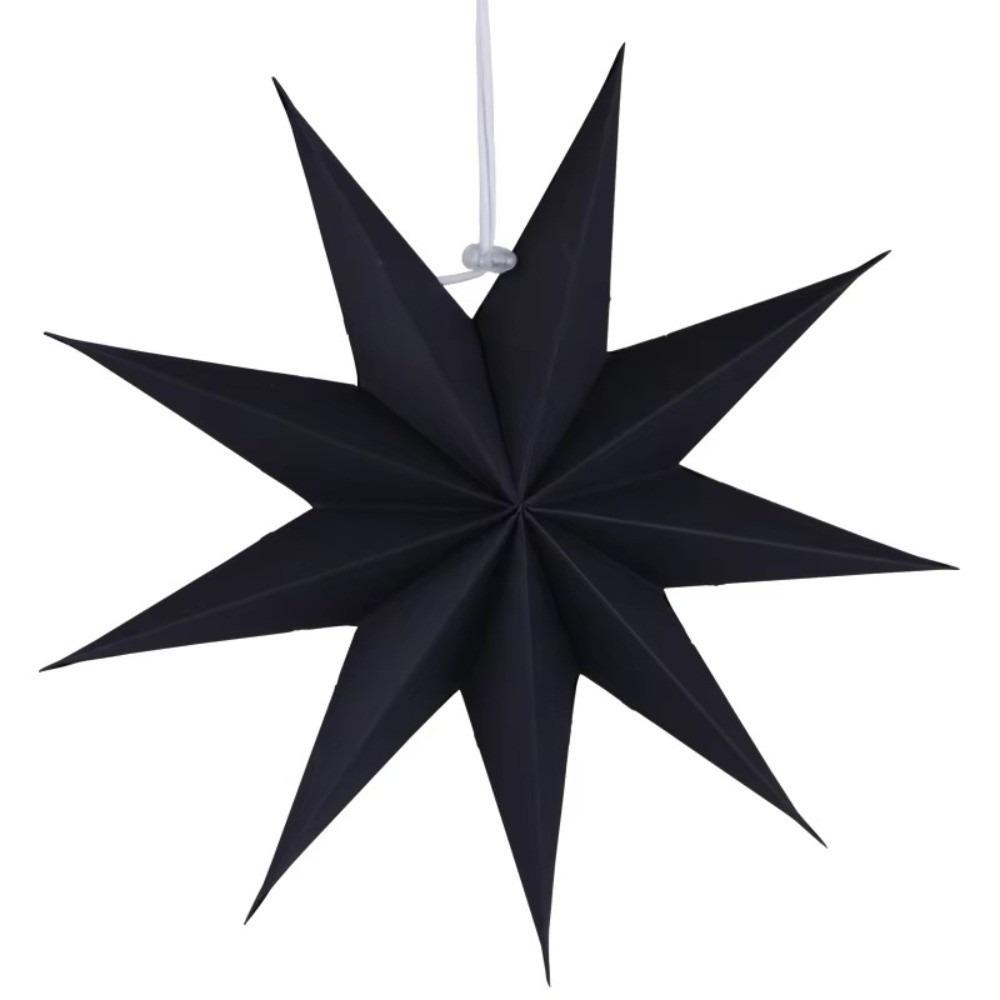 New 30cm Star Lanterns Folding 9-Pointed Hanging Paper Stars DIY Crafts Home Decor Birthday Party