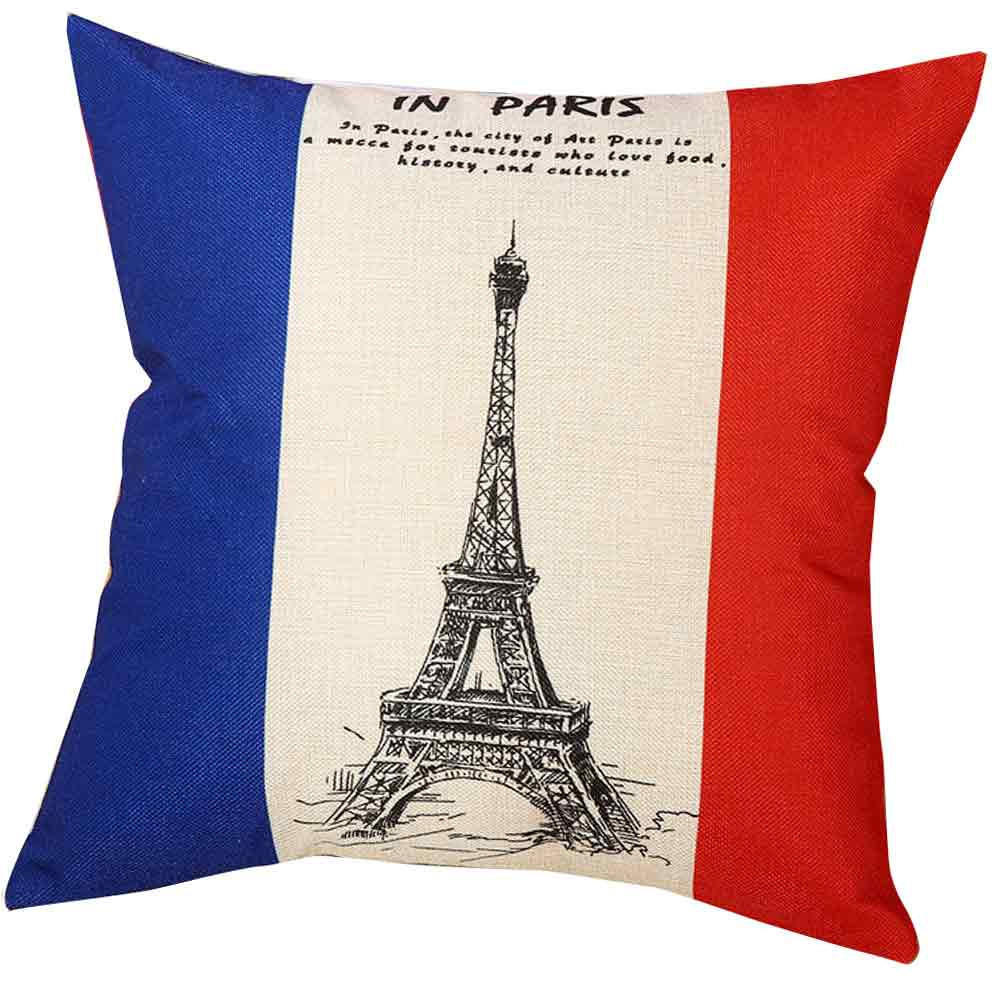 Чехол для квадратной подушки с изображением флага Чехол для подушки Декоративная наволочка Скрытая застежка