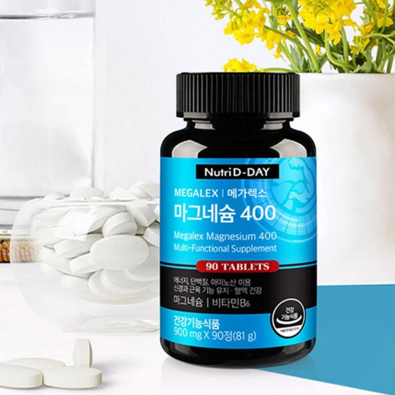 Nutri-D-Day Megalex Magnesium 400, 90 таблеток, 1 шт.