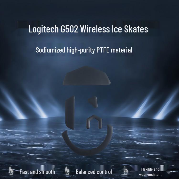 Ножки для мыши Logitech G502: Герой, Беспроводной, Лед, Проводной, Керамические и Противоскользящие Наклейки