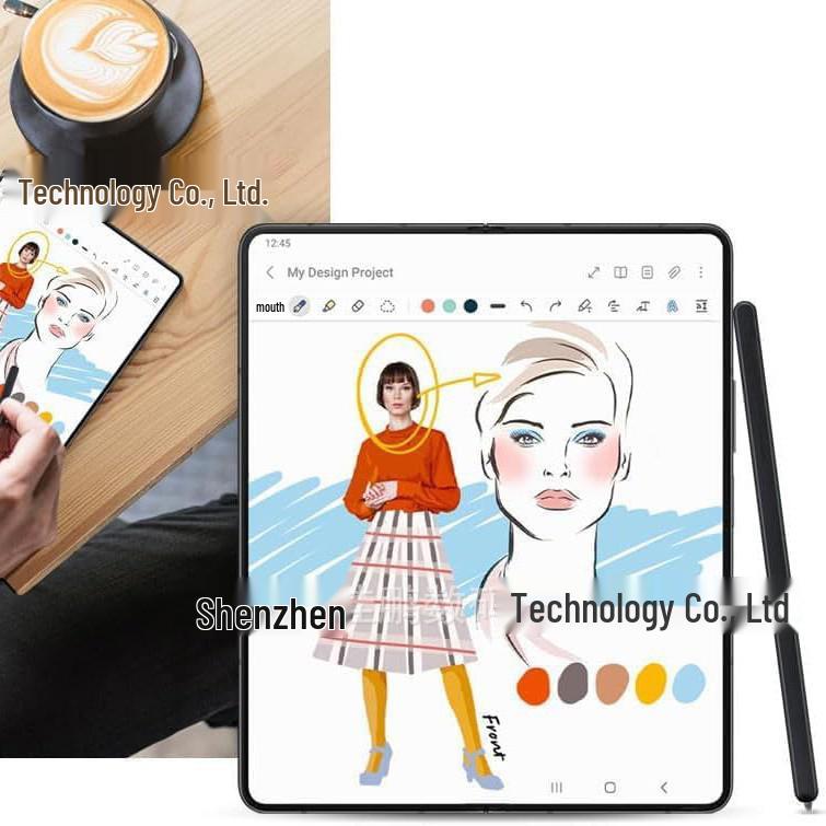 Стилус-сенсорный стилус для Samsung Z Fold5/Fold6 - Несменное перо