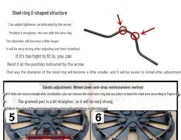 15-дюймовый декоративный колпак на колесо для Flying Saucer Q2VQ2T - Модифицированный аксессуар для шины автомобиля