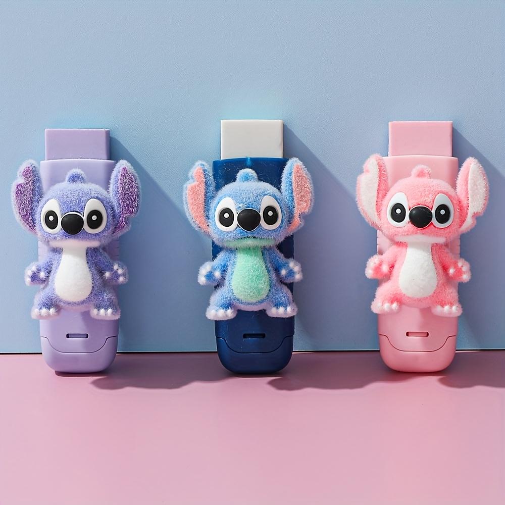 Disney Ластик Стич, Мягкий Мультяшный Дизайн, Прочный Легко Чистится, Яркий Цвет, Идеально для Школы Офиса Образовательного Использования