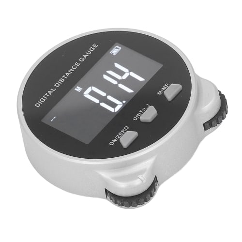 Digital Display Roller Ruler, Digital Tape Measure, Electronic Ruler, 199.999m, Rechargeable, Length Measuring Tool, ABS Construction with LCD Display