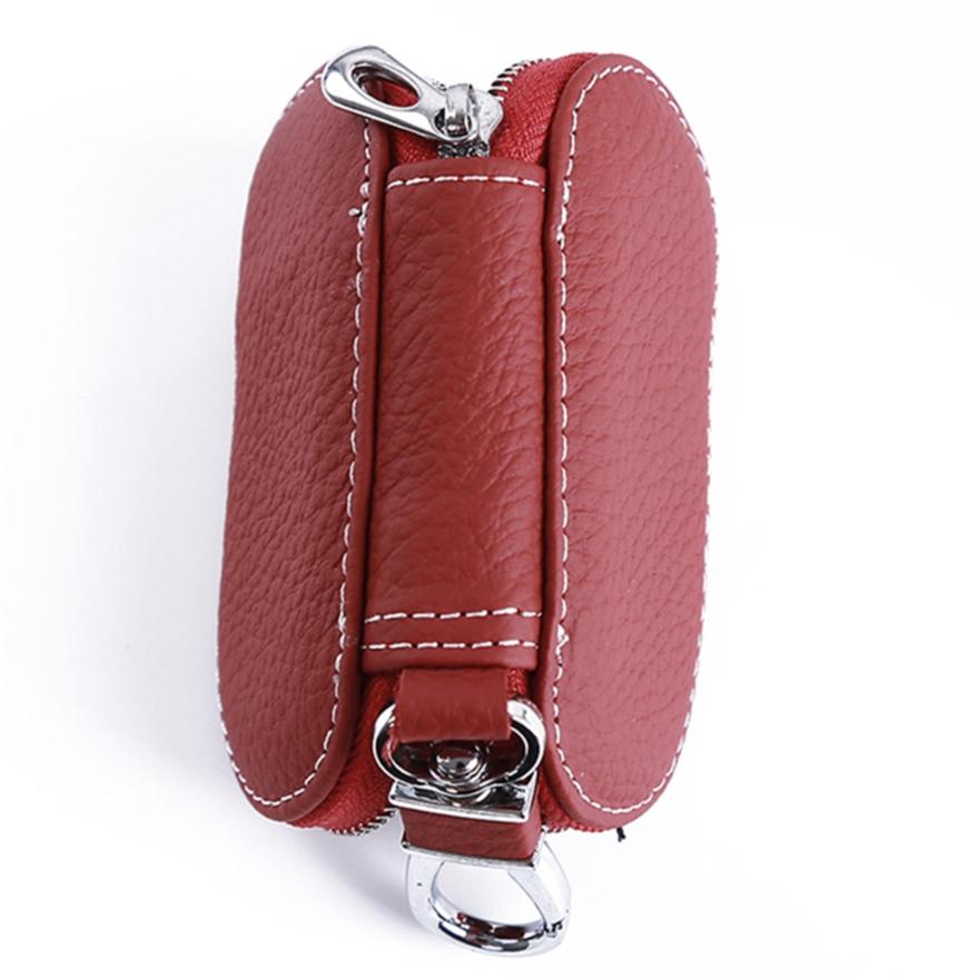 Модные портативные однотонные кошельки для ключей от машины, держатель для ключей, высококачественный чехол для ключей из искусственной кожи
