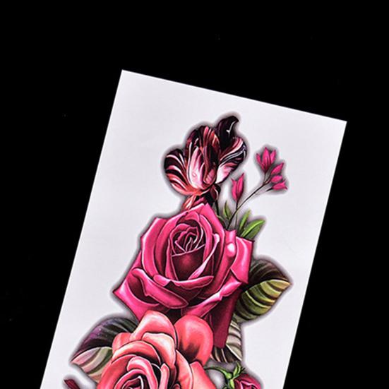 Yousheng Body Tattoo Charming Waterproof Convenient Flower Temporary Tattoo Sticker for Girls