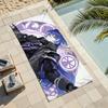 Game Flins Genshin Impact Towel Soft Lightweight Anti-Sand Large Beach Towel Quick-Drying Bath Sports Family