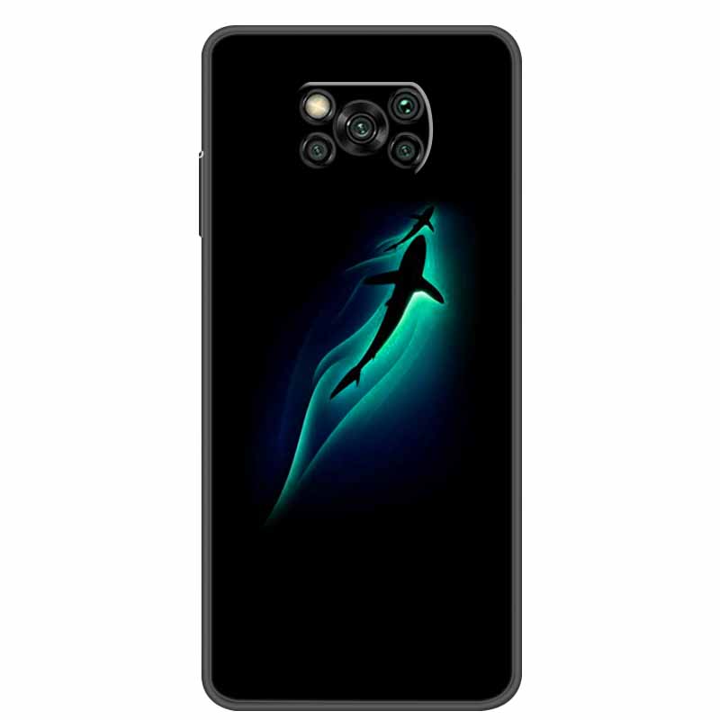 Чехол для Poco X3 Pro X3 NFC Модный Мягкий Силиконовый ТПУ Задняя Крышка Для Xiaomi Poco X3 NFC Чехол Ударопрочный Coque PocoX3 X 3 X3Pro