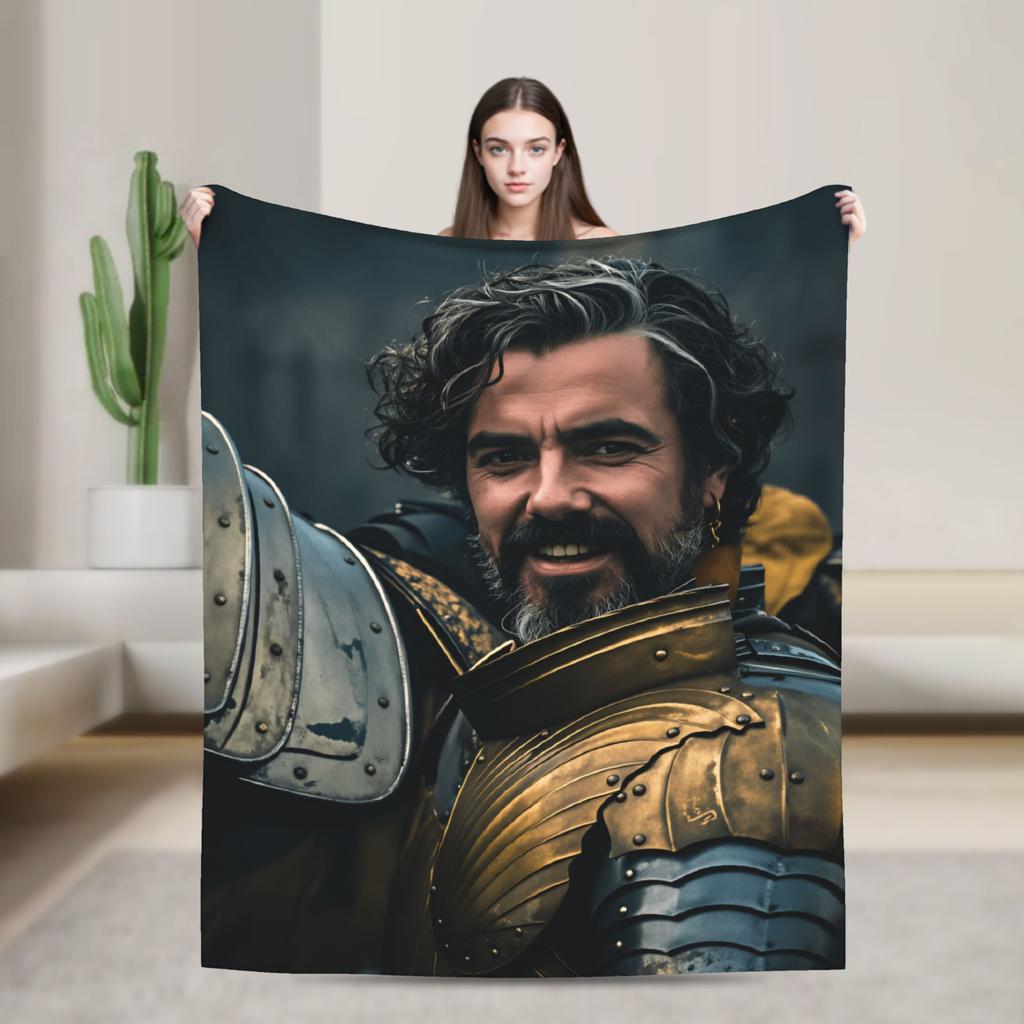 Lyonel Baratheon Throw Blanket Comfortable Funny Blanket For Living Room Travel Office Flannel Bedspread Bed Cover