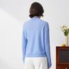 Kemengboka Women's Mock Neck Raglan Sleeve Cashmere Sweater