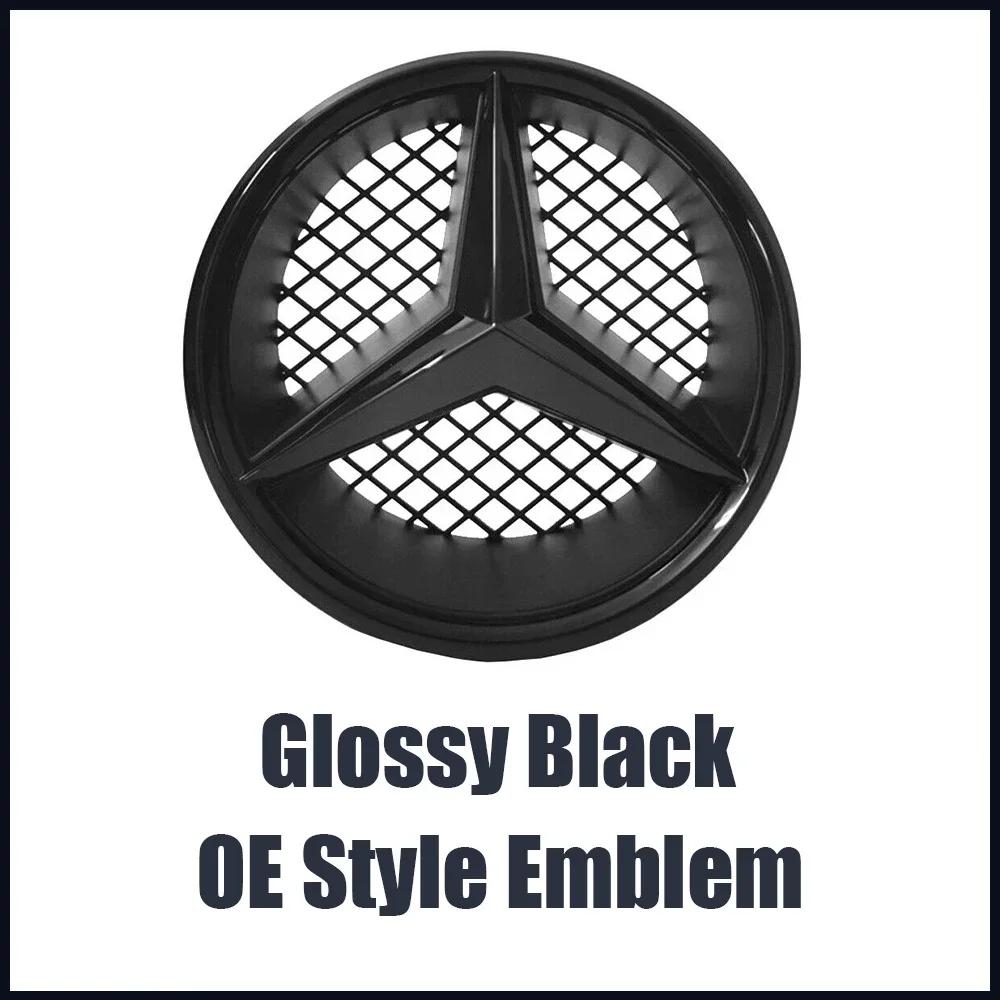 2025 Hot Car Sticker Silver And Black OE Style For Mercedes Benz C-Class W204 2008-2014 C180 C200 C230 C250 C280 C300 C350 Fron