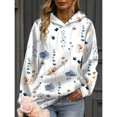 Толстовки с 3D-принтом цветов и бабочек, женская толстовка, уличная одежда, пуловеры оверсайз, толстовки с капюшоном, женские топы, одежда