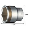 TONE Nut Catch Socket Drive Angle Width Across Flats 24mm (hexagonal) 3SC-24 9.5mm (3/8")