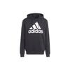 Adidas Xatli bosmali kapyushonli uzun yengli svitshot erkaklar uchun top qora IB4024