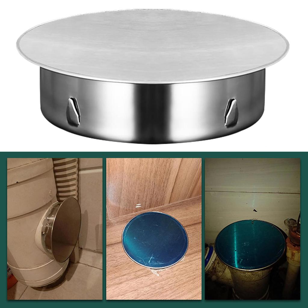 Универсальный нержавеющий уплотнитель дымоходной трубы 180 мм Крышка вентиляционного отверстия дома Надежное крепление дымоходной трубы Нержавеющая крышка Общего назначения Уплотнитель дымохода