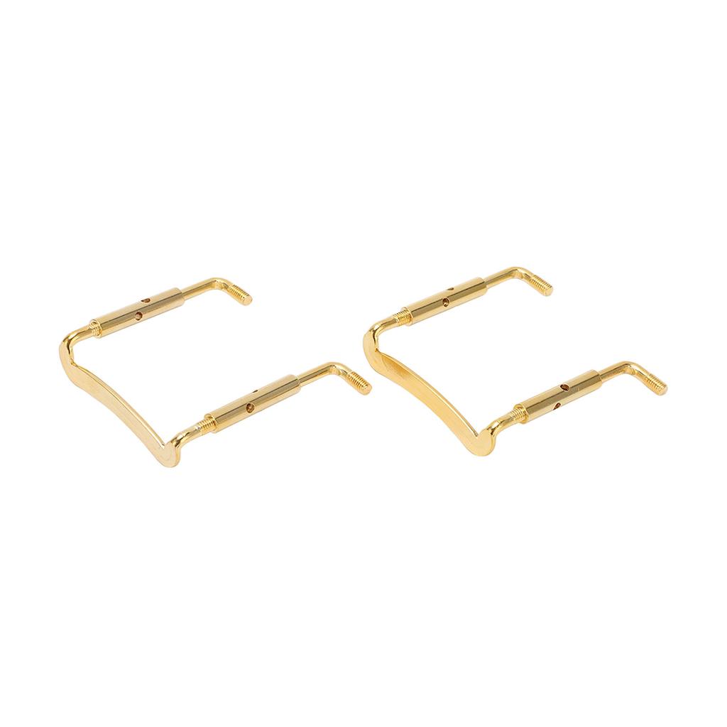 2 ШТ. 4 4 Винты подбородника скрипки Металлическая клипса для подбородника Фурнитура Детали струнного инструмента