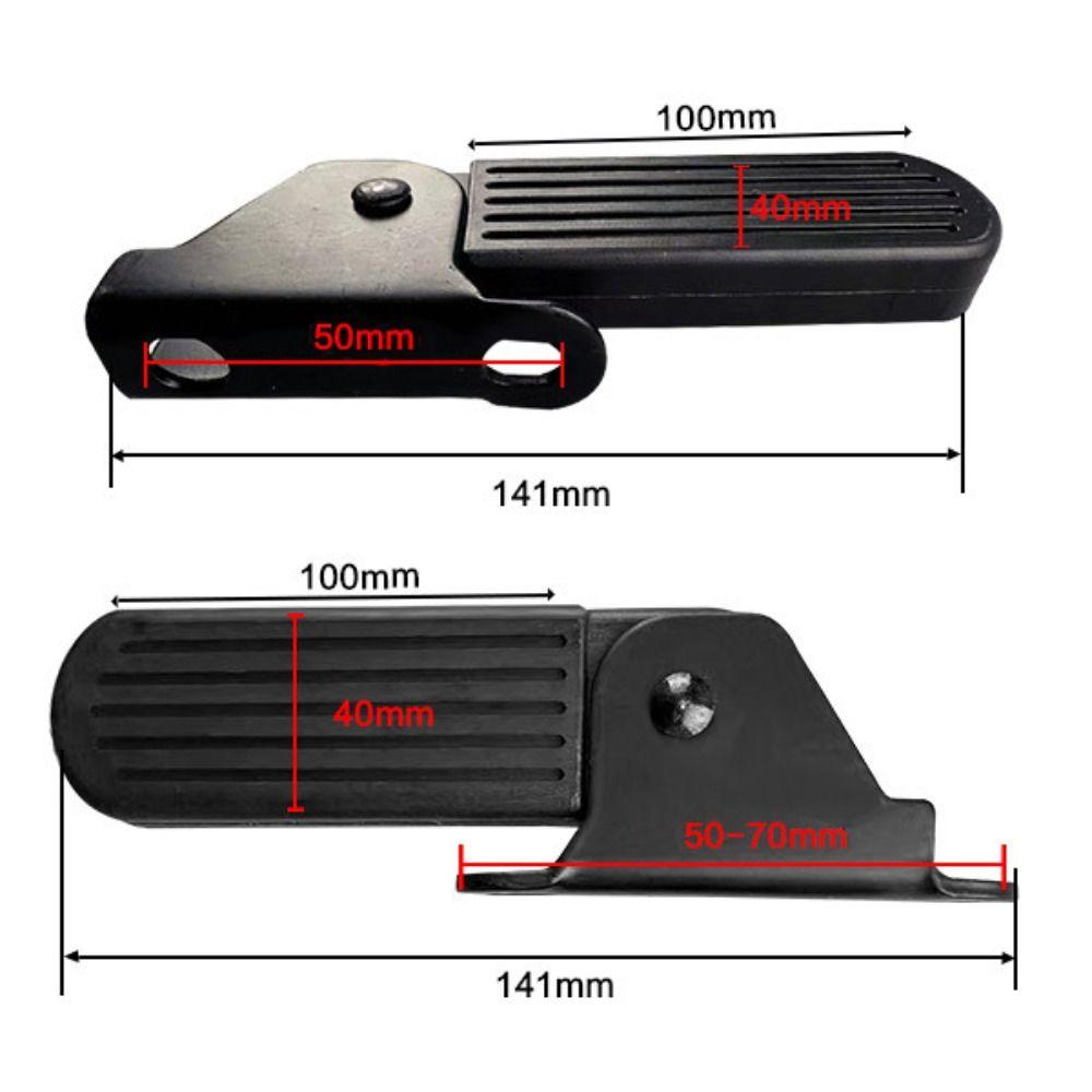 1 Pair Standard Electric Vehicle Rear Foot Pedals  For Electric Bicycle Modification