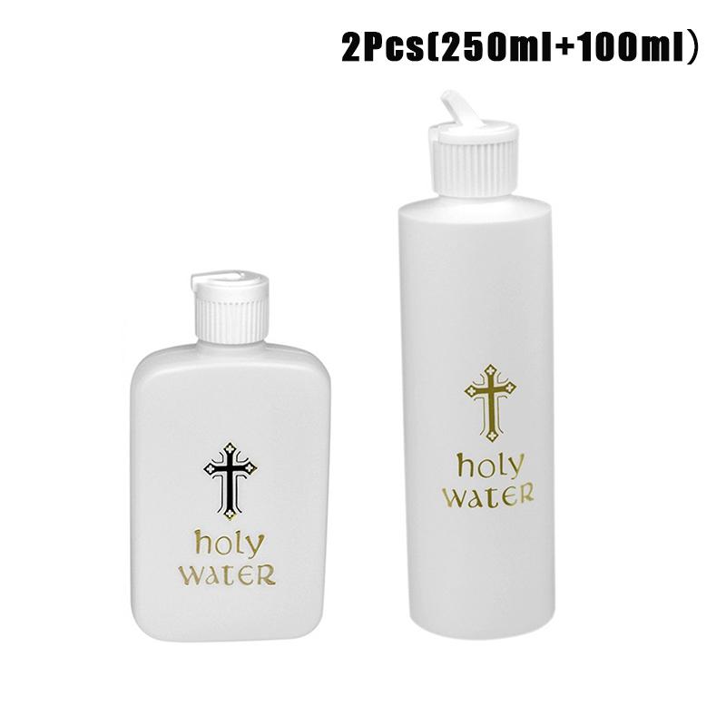 2/3 шт. креативная бутылка для святой воды с узором в виде креста Иисуса, прочная портативная долговечная бутылка для святой воды для церкви