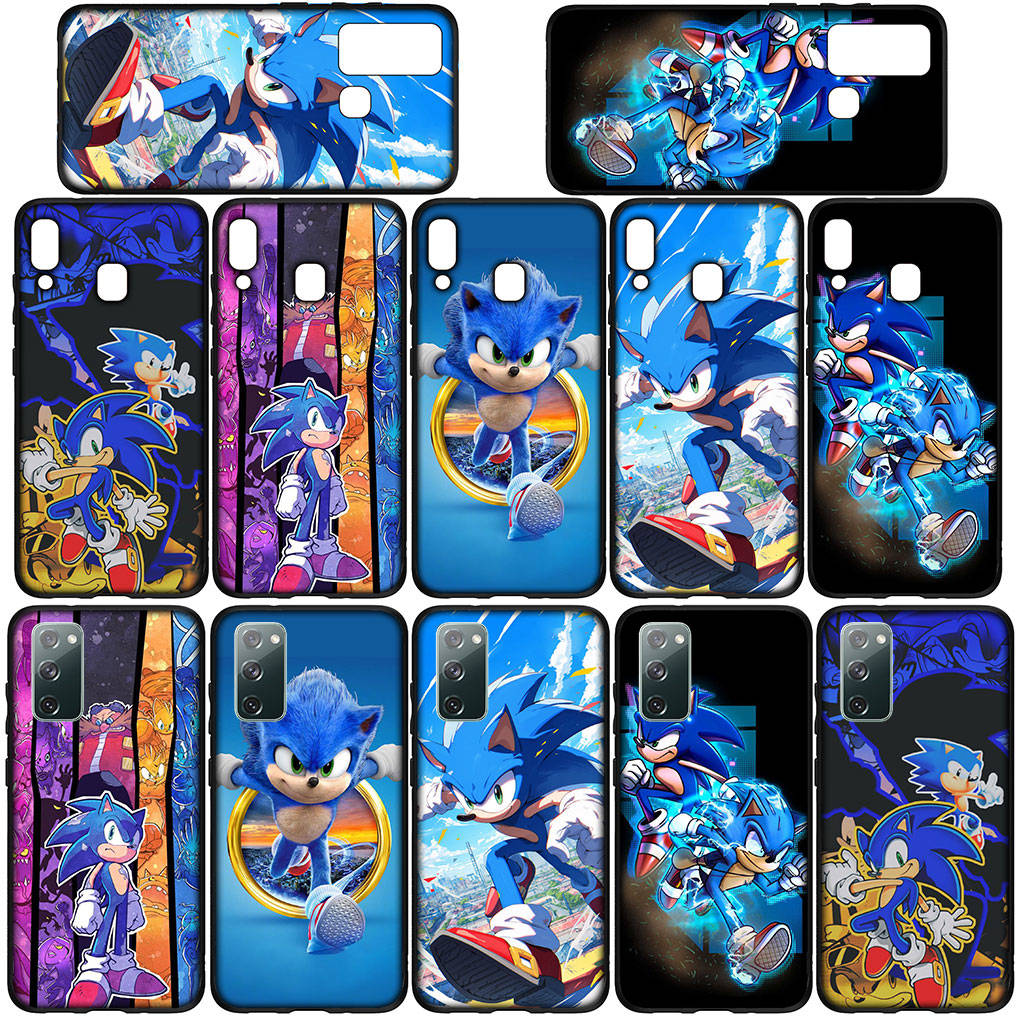 Чехол для iPhone 15 14 Xiaomi Redmi Note 13 12 11 Pro Max X 8 7 9 XR Samsung Galaxy S24 S23 A05 OPPO A15 Huawei аниме Sonic Hedgehog Forces телефон чехол