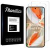 Tempered Glass for Google Pixel 9 Pro XL [2 Pack] Phonillico® Screen Protector Glass Film