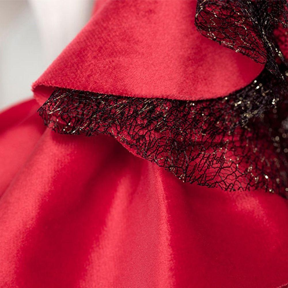 Luxury Lace Wedding Dresses Red Party Clothes For 30cm Supermodel Doll/for 1/6 BJD Dolls