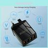 Цветное 4 USB Зарядное устройство для телефона 3А Планшета Дорожное Зарядное устройство EU Вилка Зарядная Головка