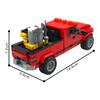 MOC-194366 Боб и Плетение Баран из Twister Строительные Блоки Модель Фильм Торнадо Красный Пикап Машина Кирпичи Сборка Игрушки Детские DIY Подарки