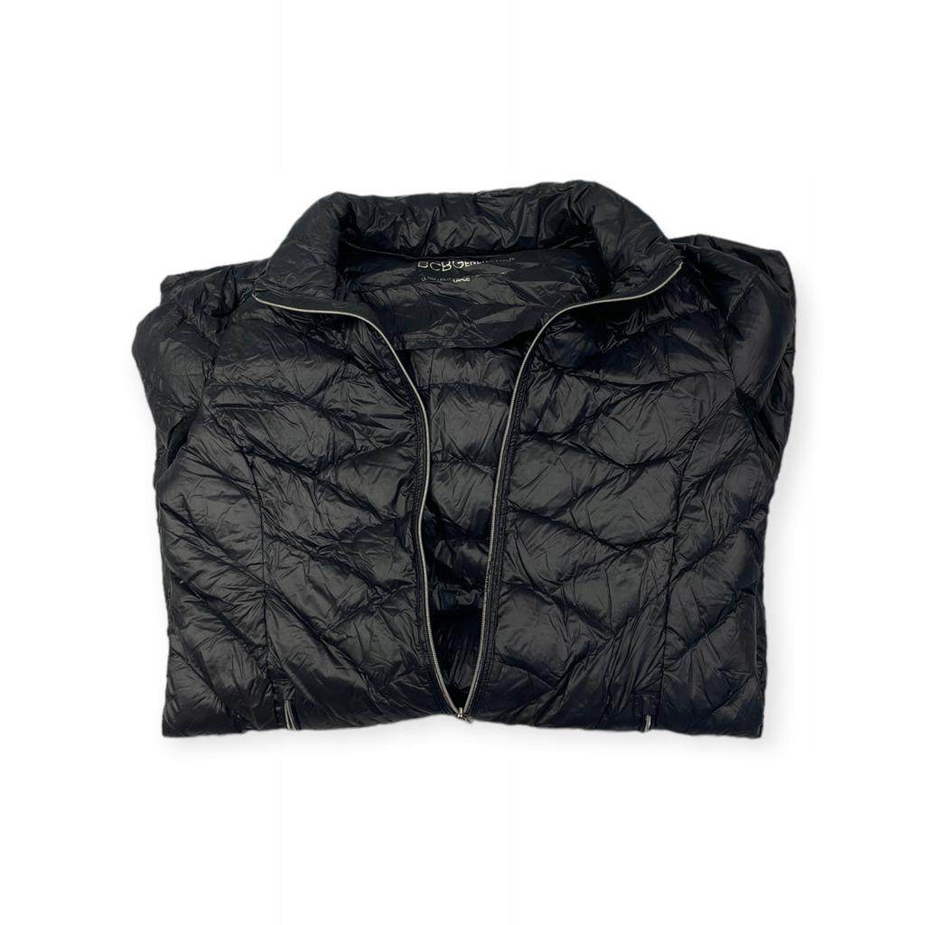 Przejściowa długa kurtka damska czarna BCBGeneration L - Used