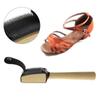 With Protector Cover Suede Sole Wire Shoe Brush Wooden Dance Shoes Cleaning Brush  Household