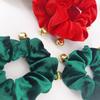 European and American Christmas Style Velvet Bell Scrunchie Hair Accessory