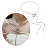 Delicate Star Pendant Necklace Stylish Neck Jewelry Pullable Star Necklace Chain Necklace Perfect Gift for Fashion Lady